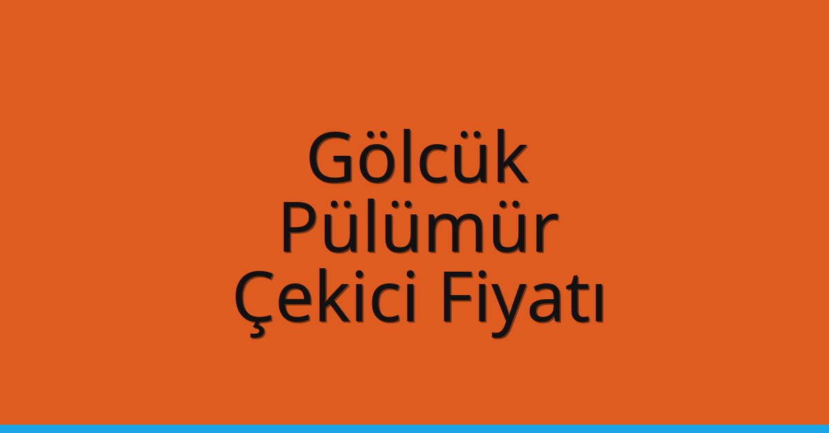 Gölcük Çekici Fiyatı – Pülümür Oto Kurtarıcı Ücreti