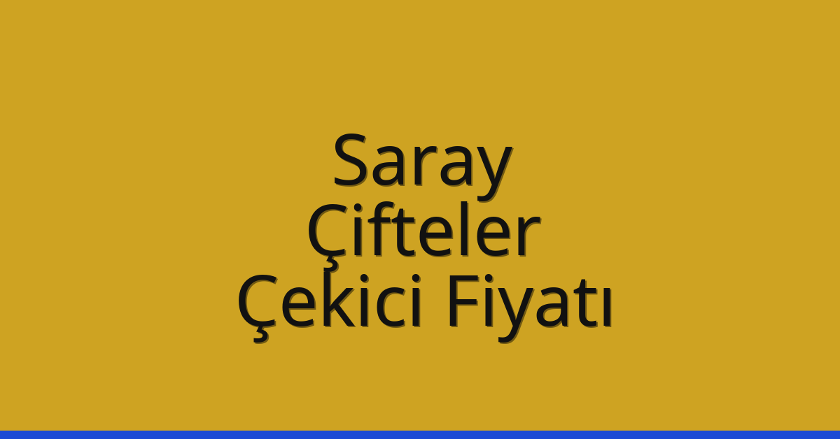 Saray Çekici Fiyatı – Çifteler Oto Kurtarıcı Ücreti