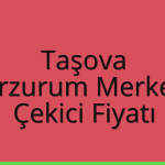 Taşova Çekici Fiyatı – Erzurum Merkez Oto Kurtarıcı Ücreti