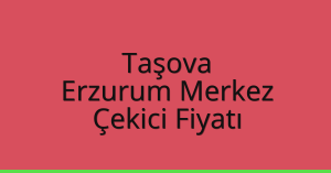 Taşova Çekici Fiyatı – Erzurum Merkez Oto Kurtarıcı Ücreti