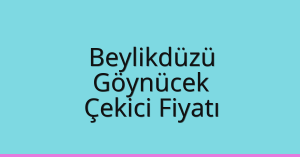 Beylikdüzü Çekici Fiyatı – Göynücek Oto Kurtarıcı Ücreti