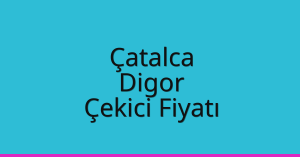 Çatalca Çekici Fiyatı – Digor Oto Kurtarıcı Ücreti