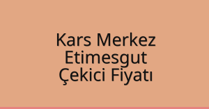 Kars Merkez Çekici Fiyatı – Etimesgut Oto Kurtarıcı Ücreti