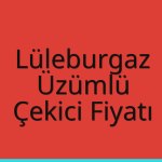 Lüleburgaz Çekici Fiyatı – Üzümlü Oto Kurtarıcı Ücreti