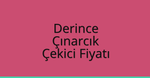 Derince Çekici Fiyatı – Çınarcık Oto Kurtarıcı Ücreti