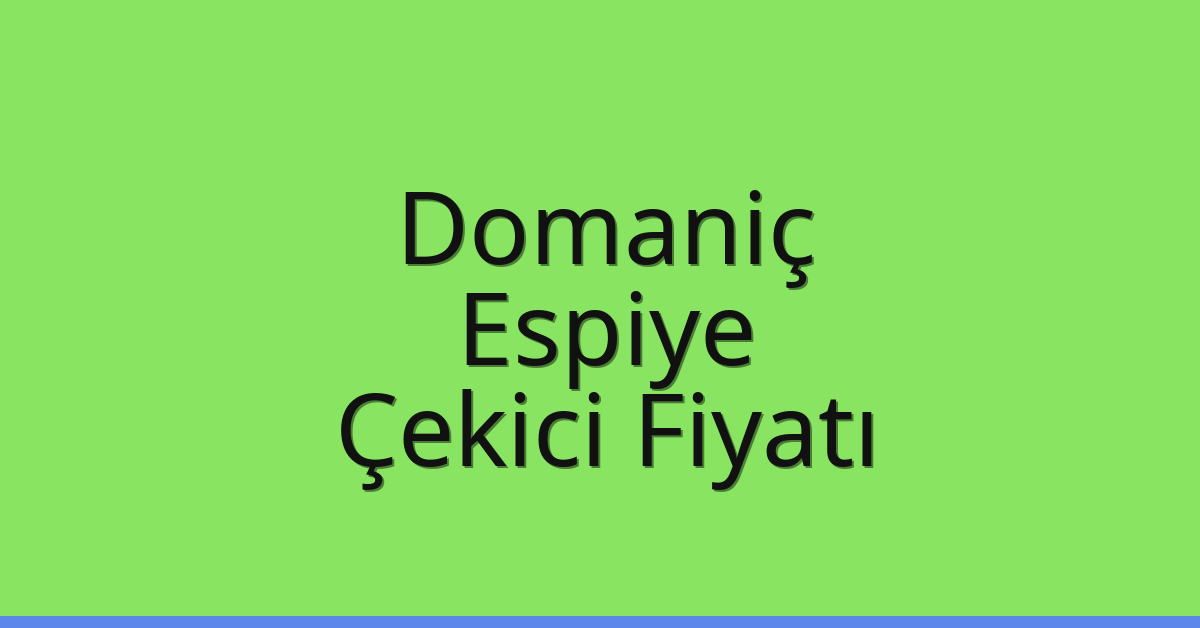 Domaniç Çekici Fiyatı – Espiye Oto Kurtarıcı Ücreti