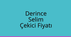 Derince Çekici Fiyatı – Selim Oto Kurtarıcı Ücreti