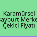 Karamürsel Çekici Fiyatı – Bayburt Merkez Oto Kurtarıcı Ücreti