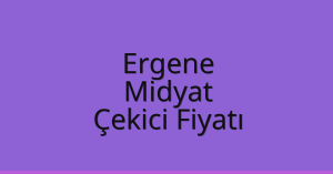 Ergene Çekici Fiyatı – Midyat Oto Kurtarıcı Ücreti