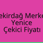Tekirdağ Merkez Çekici Fiyatı – Yenice Oto Kurtarıcı Ücreti